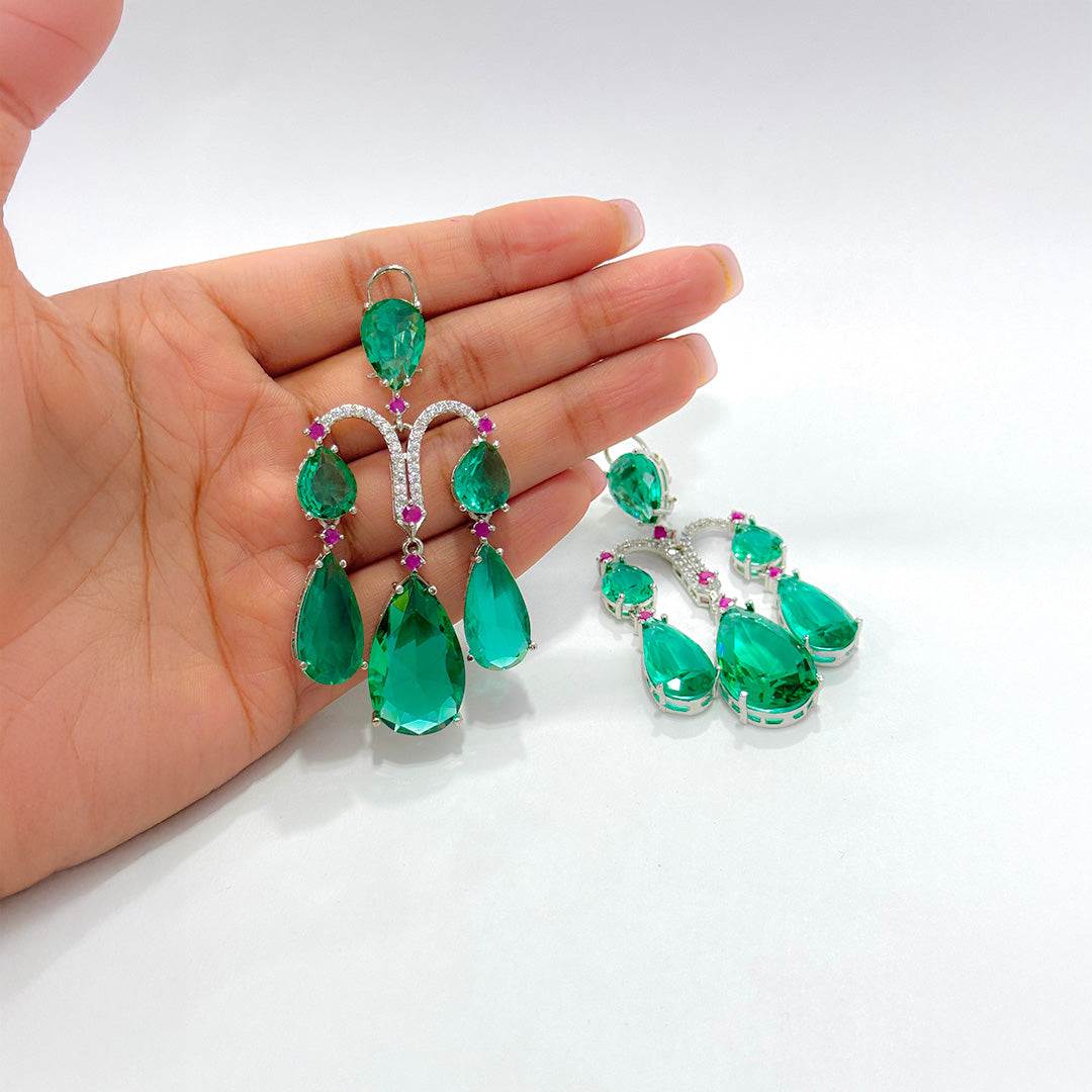 Ocean Breeze Chandelier Earrings