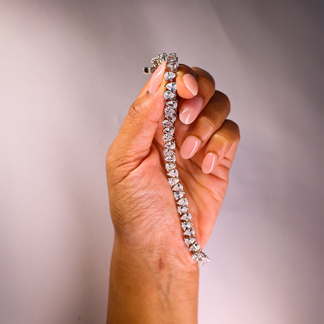 Oval Cut Diamond Tennis Bracelet