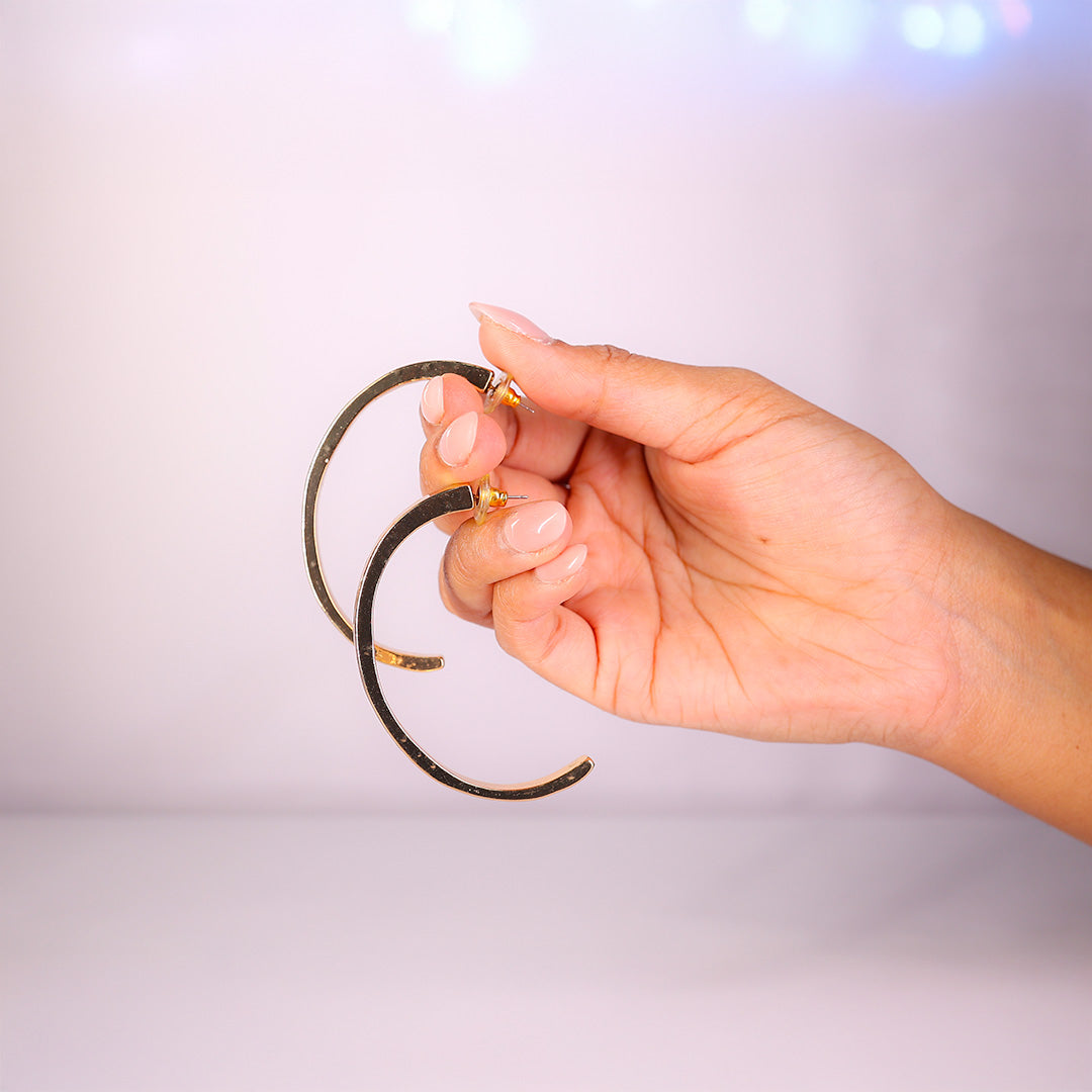 Semi Hoop Earrings