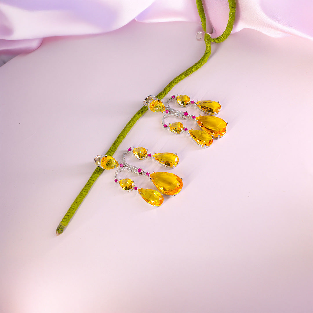 Sunset Chandelier Earrings