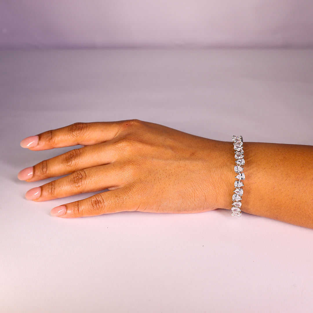 Oval Cut Diamond Tennis Bracelet
